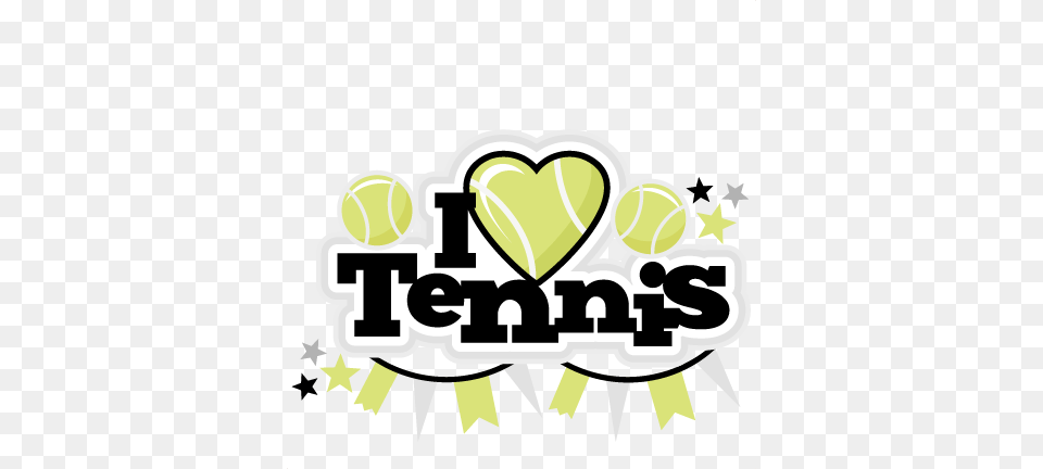 I Heart Tennis Title Scrapbook Cute Clipart, Logo, Sticker, Dynamite, Weapon Png Image