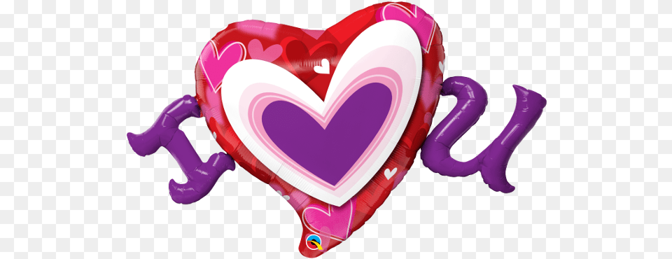 I Heart You Foil Balloon Bargain Balloons Mylar Balloon, Appliance, Blow Dryer, Device, Electrical Device Png Image