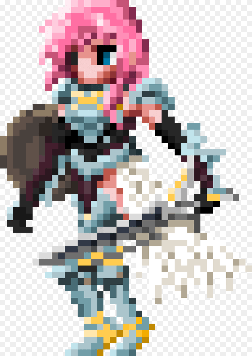 I Hope It S Not Too Messy It S Very Hard To Make Details Final Fantasy Lightning Sprite, Chess, Game Free Png Download