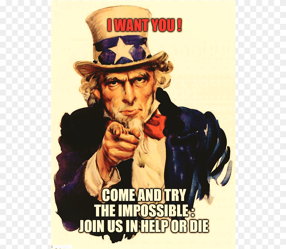 I Hope We Will See You In Our Servers Donald Trump In Uncle Sam Outfit, Advertisement, Poster, Adult, Man Png