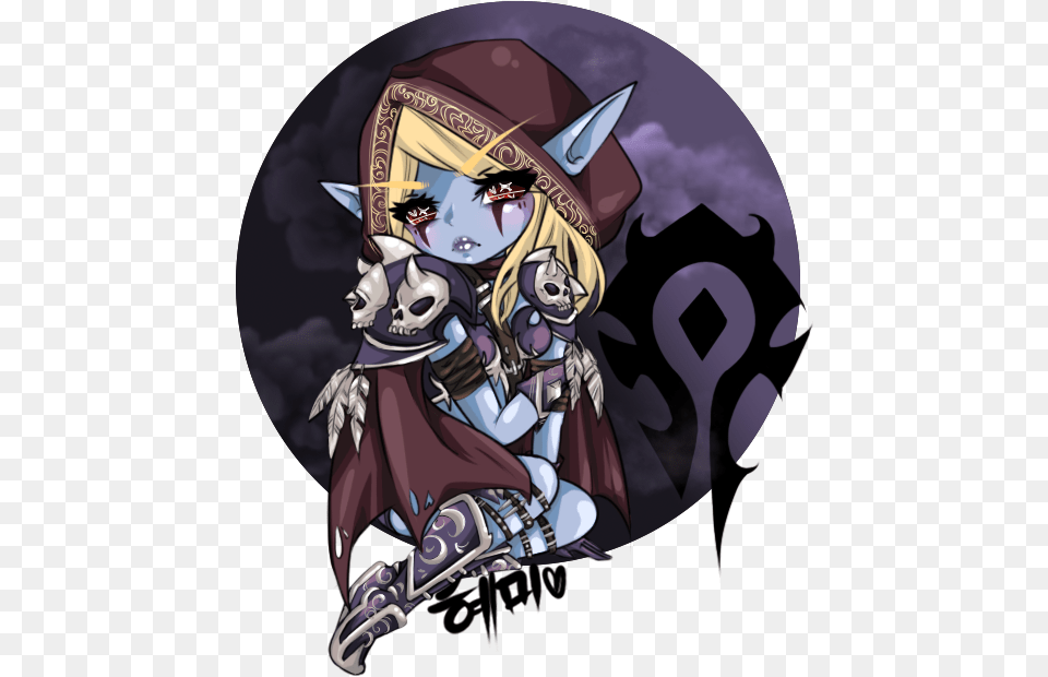 I Hope You Guys Like My Drawing Of Sylvanas World Of Warcraft Cute, Book, Comics, Publication, Adult Free Transparent Png