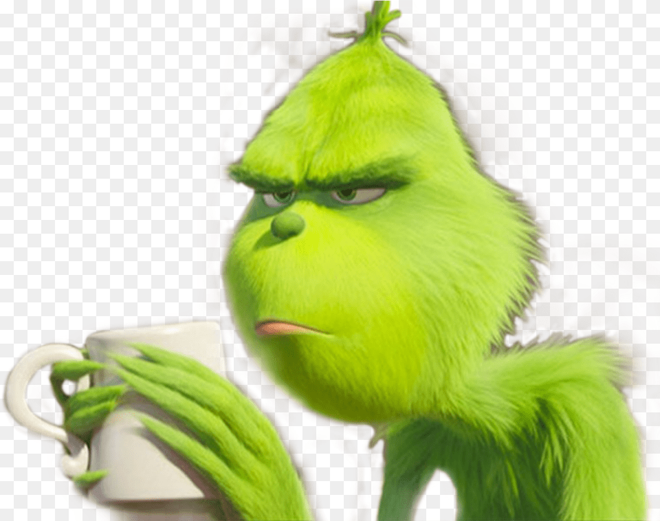 I Just Cleaned It Up A Bit Grinch I Hate Morning People And Mornings, Animal, Bird, Mammal, Monkey Free Transparent Png