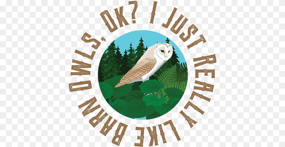 I Just Really Like Barn Owls Ok Yoga Mat Owl, Animal, Bird, Plant, Vegetation Free Png