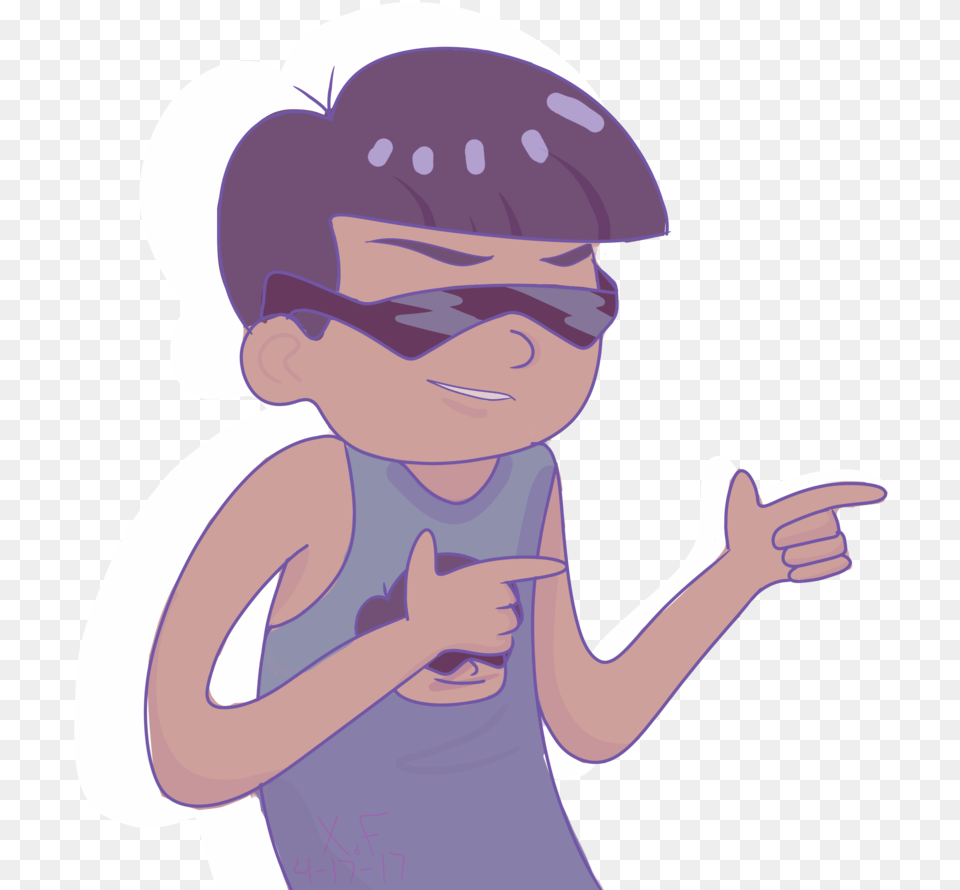 I Just Wanna Be A Cool Boi Like Him Creepyhentaiuncle Cartoon, Body Part, Finger, Hand, Person Png Image