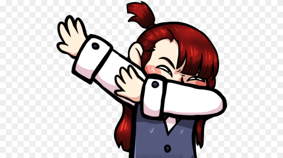 I Just Wanted To Draw Dabbing Cartoon, Book, Comics, Publication, Person Free Transparent Png