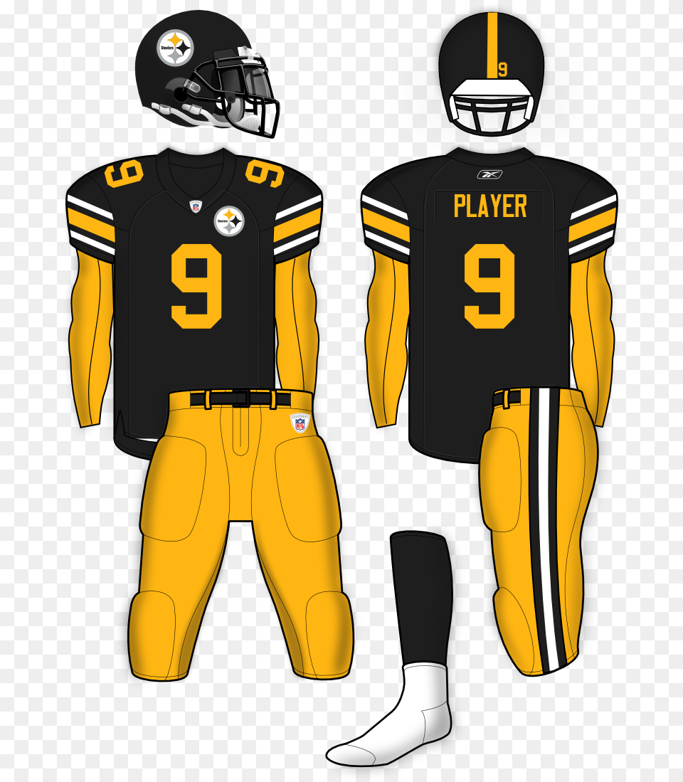 I Kept The Logo On The Front Of The Jersey And The Pittsburgh Steelers Jersey Concepts, Clothing, Helmet, People, Person Free Png Download