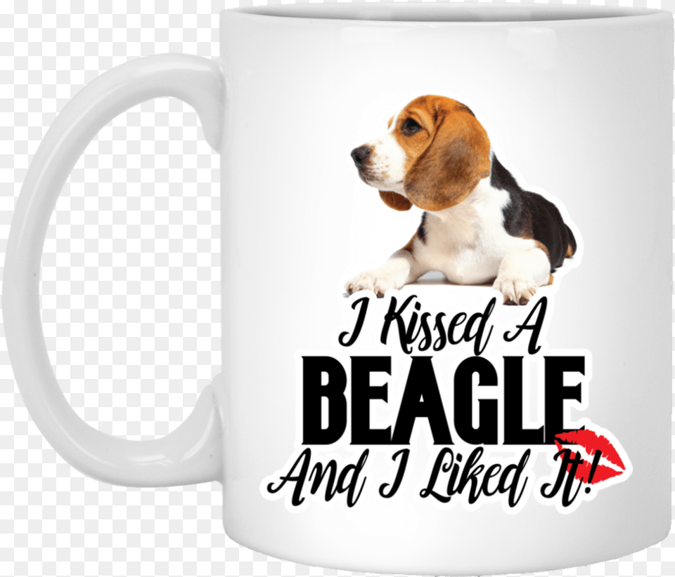 I Kissed A Beagle And I Liked It Xp8434 11 Oz Gildan, Animal, Mammal, Hound, Dog Png