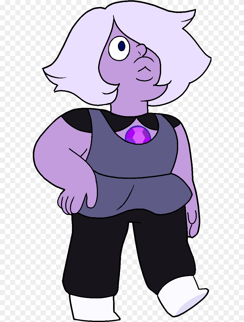 I Know Gem Babies Don T Exist But This Is Just So Cute Steven Universe Amethyst, Book, Comics, Publication, Baby Free Png Download