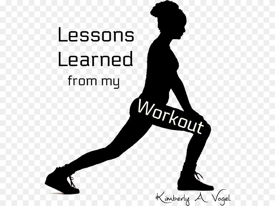 I Learned From My Workout Silhouette, People, Person, Walking, Clothing Png Image