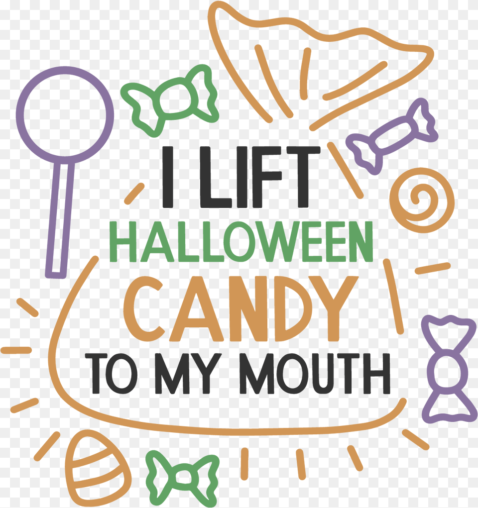 I Lift Halloween Candy To My Mouth 7706 Svg Files Dot, Text Free Png Download