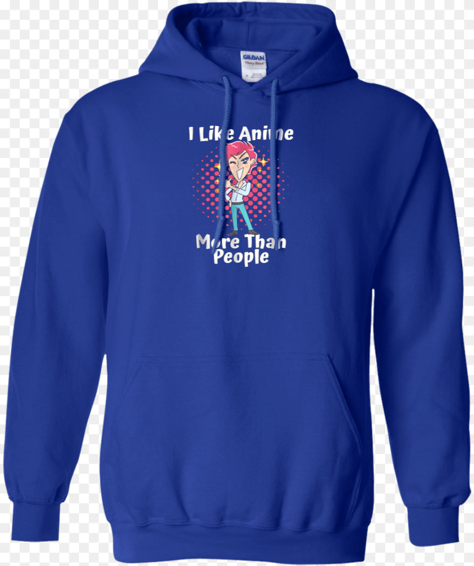 I Like Anime More Than People Funny Manga Cartoons Hoodie, Clothing, Knitwear, Sweater, Sweatshirt Png