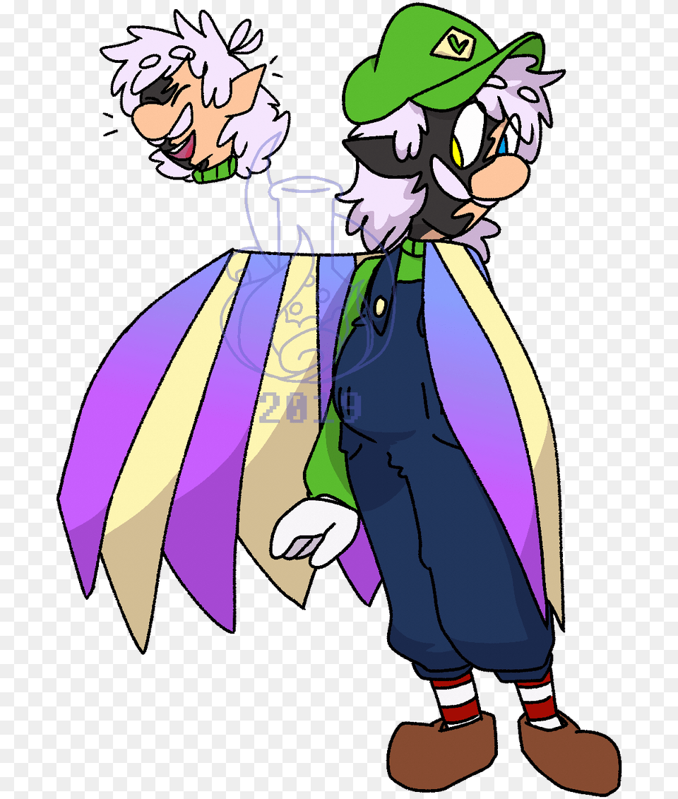 I Like The Idea Of Dimentio39s Poncho Functioning Like Cartoon, Book, Publication, Comics, Baby Free Png Download