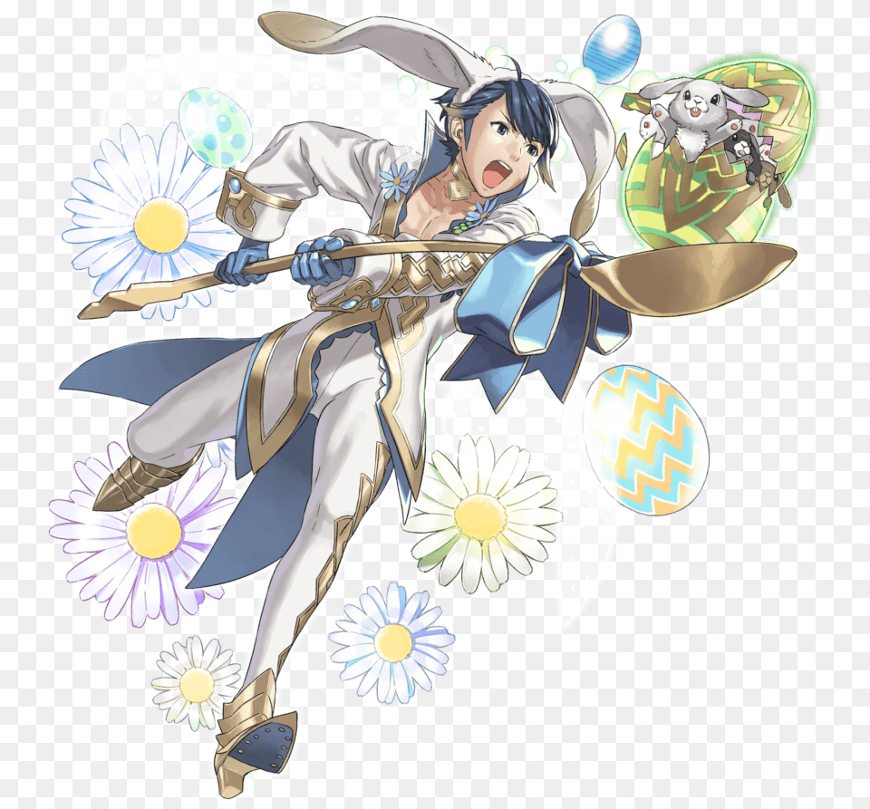 I Love Alfonse39s Spring One With His Giant Spoon Spring Alfonse Fire Emblem Heroes, Book, Publication, Comics, Daisy Free Png