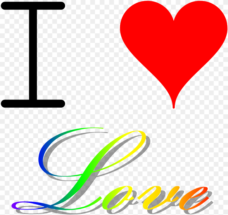 I Love Am In Rainbow Picpng Transparent Love Rainbow, Balloon, Heart Free Png Download