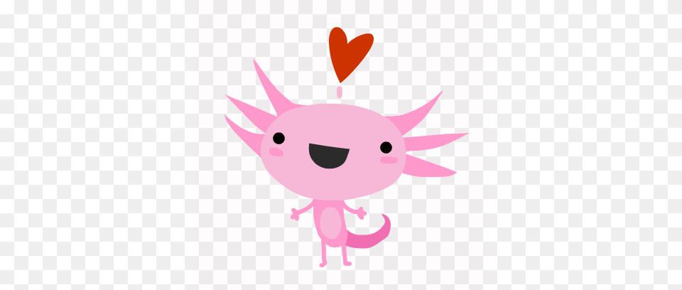 I Love Axolotl Messages Sticker 1 Love, Cartoon, Face, Head, Person Png Image