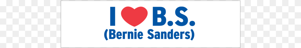 I Love Bernie Sanders Bumper Sticker Air Cooled Engine, Logo Free Png Download