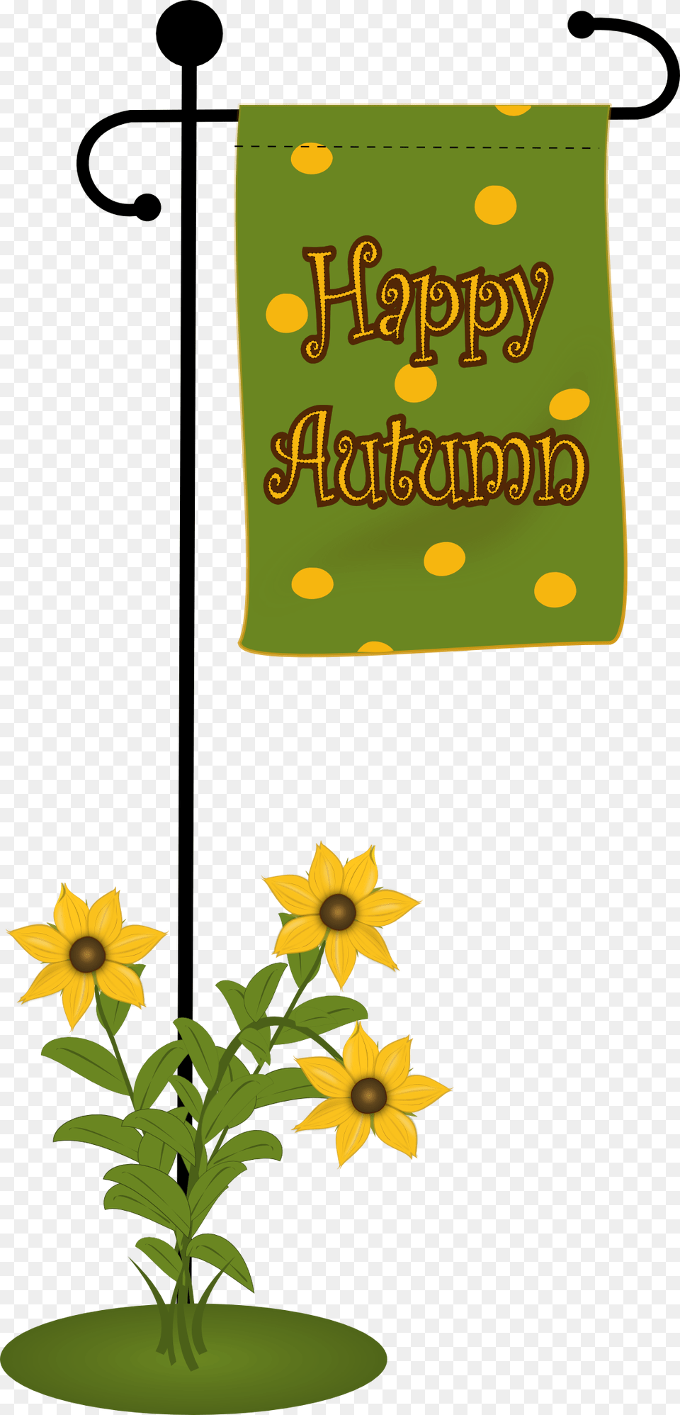 I Love Black Eyed Susans Flag, Flower, Plant, Sunflower, Daffodil Free Transparent Png