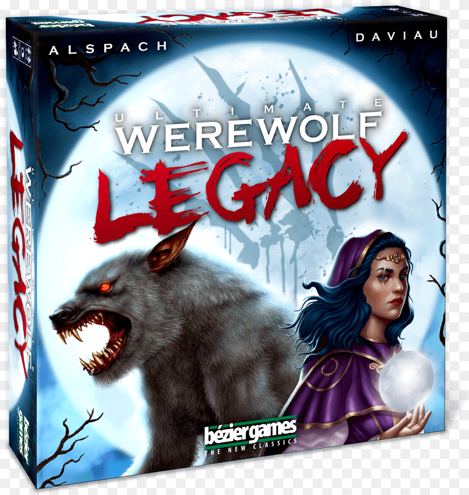 I Love Both Social Deduction Games And Legacy Games Ultimate Werewolf Legacy, Adult, Publication, Person, Woman Free Transparent Png