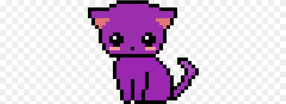 I Love Cats Rainbow Cat Pixel Art, First Aid, Purple Png Image