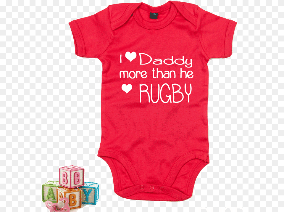 I Love Daddy More Than He Loves Rugby, Clothing, T-shirt, Shirt Free Png