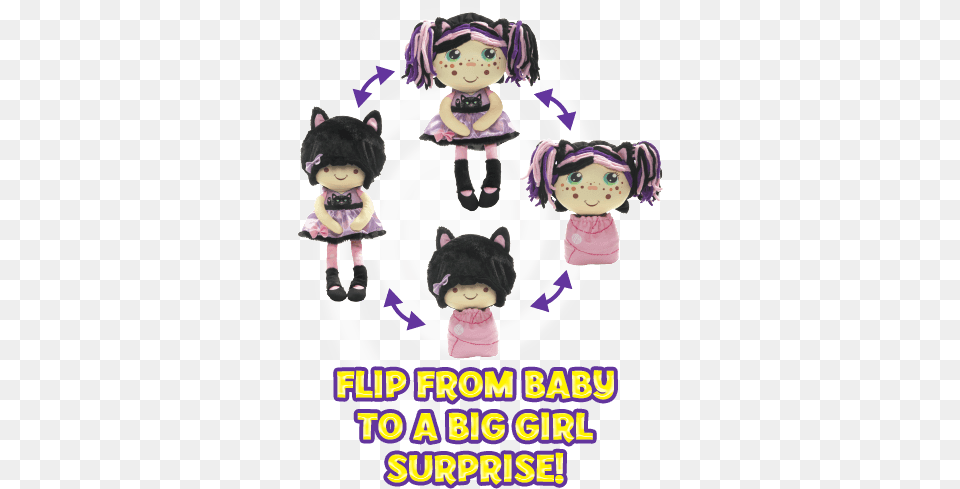 I Love Flip Zee Girls Flipzee Girl, Baby, Person, Doll, Toy Png Image