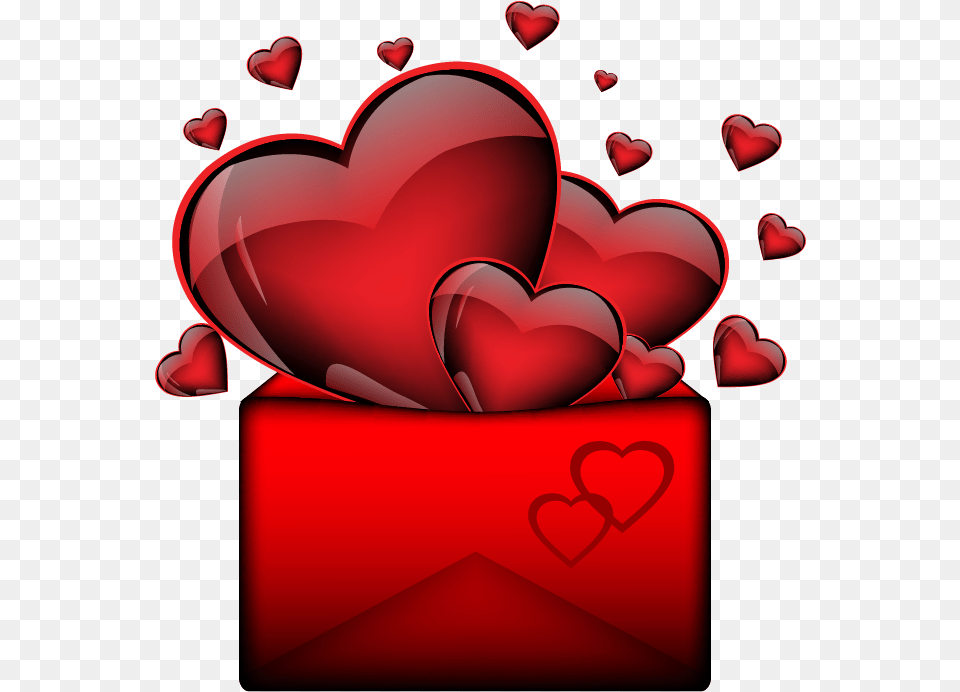 I Love Getting Mail Love Clip Art Cards Corazones En Color Morado, Heart, Dynamite, Weapon Free Transparent Png