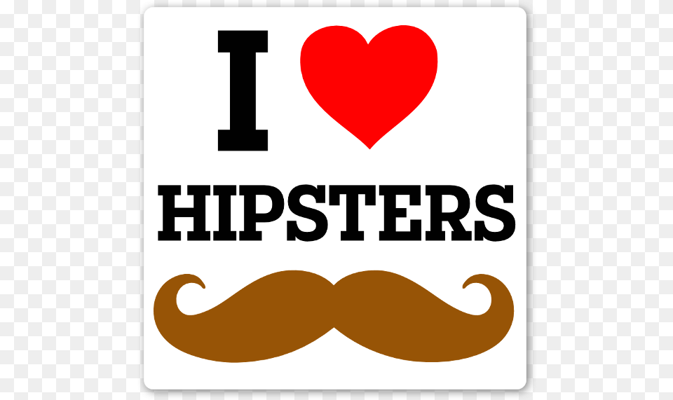 I Love Hipsters Mustache Zdfinfo, Face, Head, Person Png