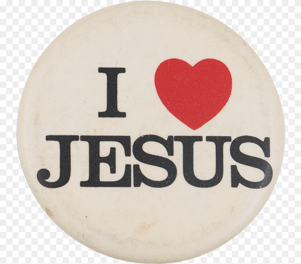 I Love Jesus I Heart Button Museum, Badge, Logo, Symbol Png