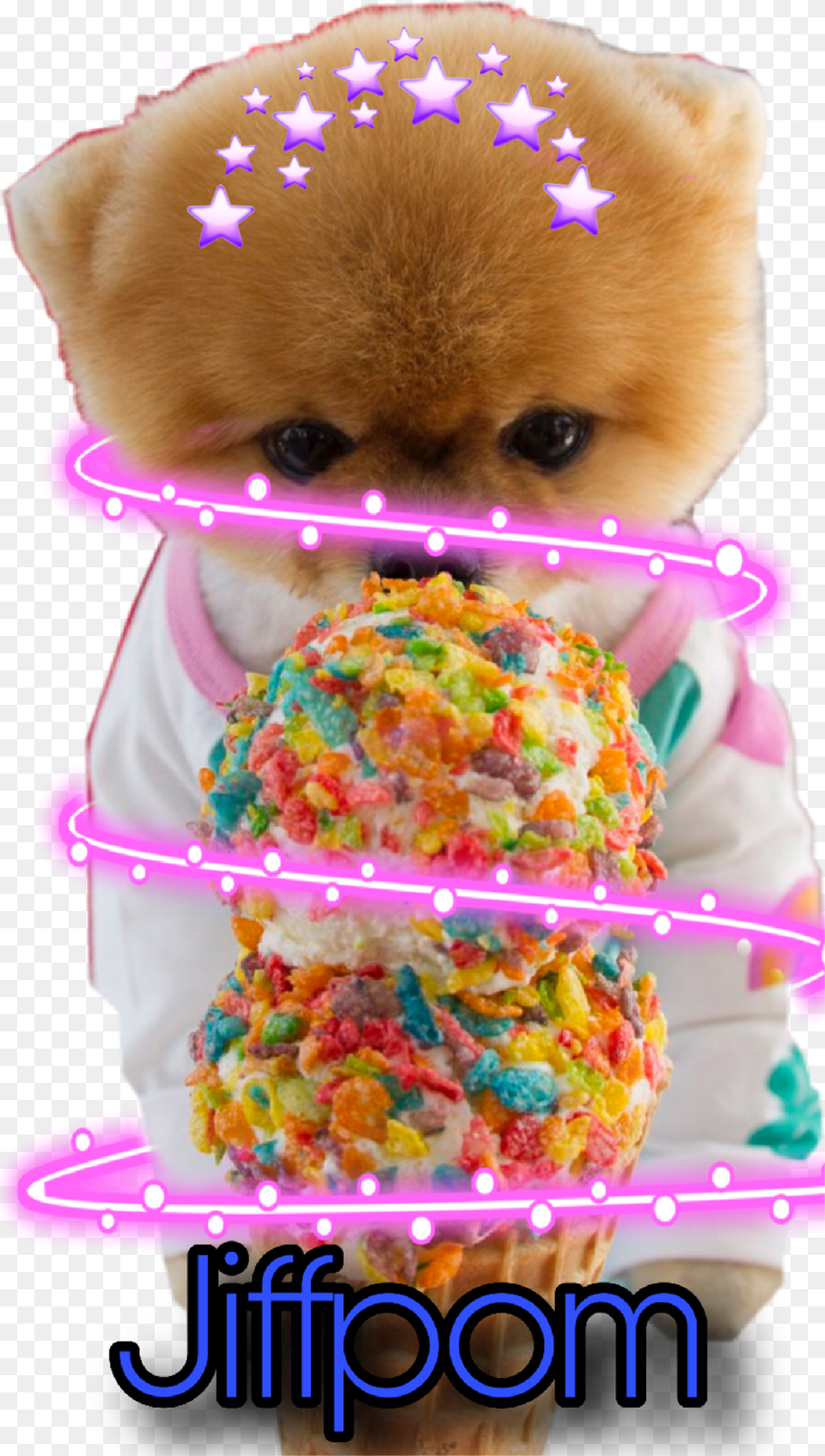 I Love Jiffpom Pomeranian, Food, Cream, Dessert, Ice Cream Free Transparent Png