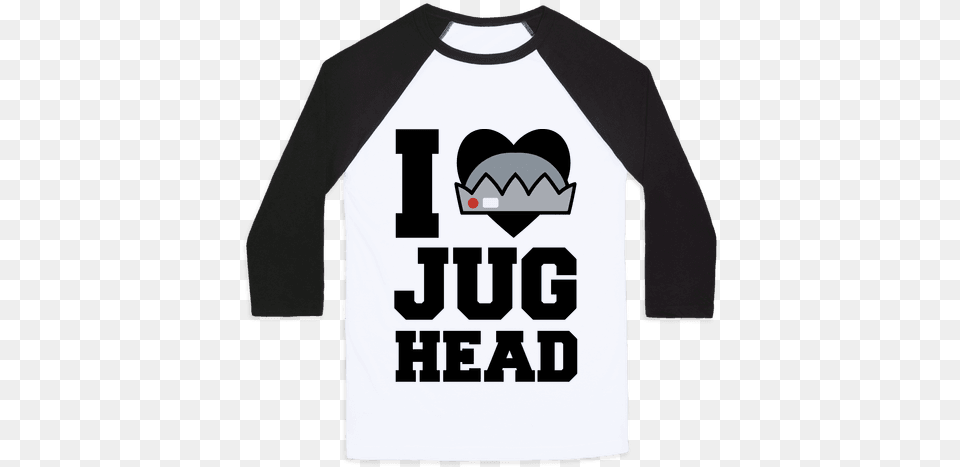 I Love Jughead Baseball Tee Fight Club Book Club, Clothing, Long Sleeve, Shirt, Sleeve Free Png Download