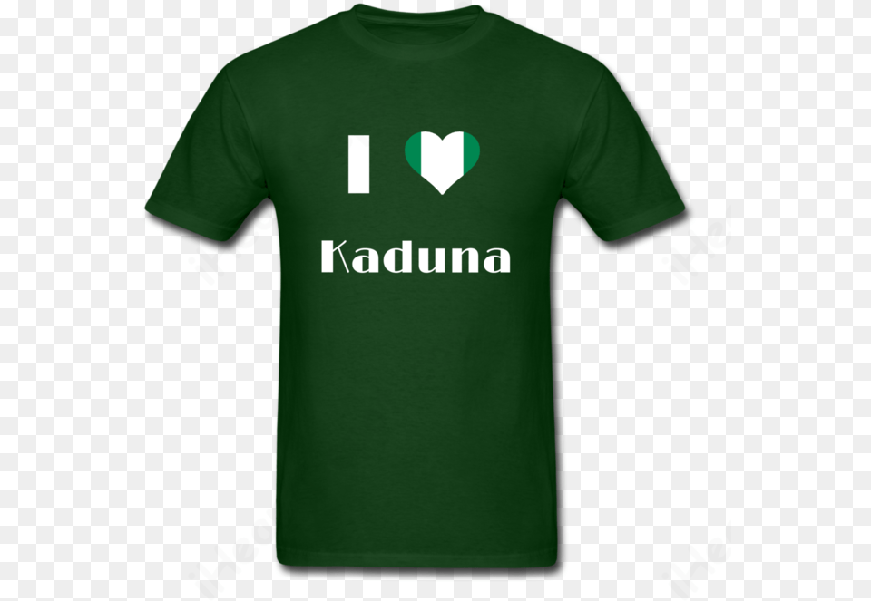 I Love Kadunanigerian Flag Mens Tshirt Silver Level, Clothing, Shirt, T-shirt Png Image