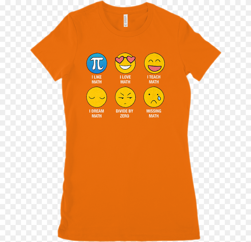 I Love Like Math Emoji Emoticon Teacher T Shirt, Clothing, T-shirt Png