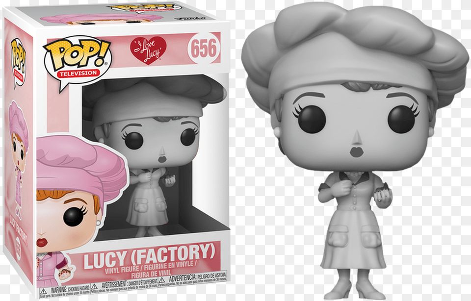 I Love Lucy Love Lucy Black And White Funko, Doll, Toy, Baby, Person Png Image