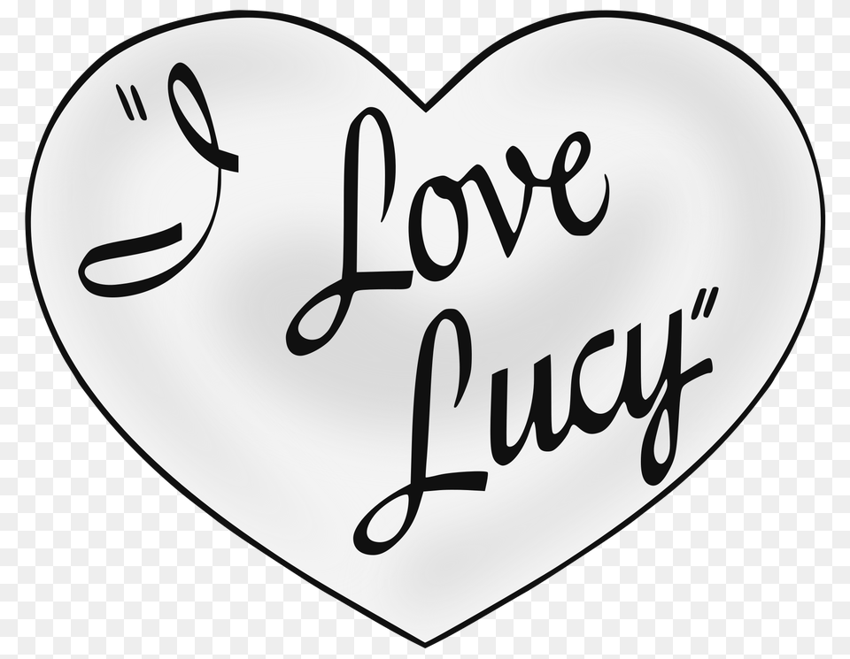 I Love Lucy Title, Handwriting, Text, Calligraphy, Disk Free Png