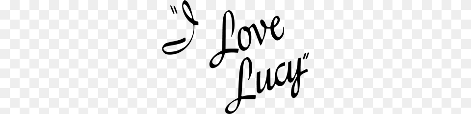 I Love Lucy Title Screen Logo Vector, Gray Free Transparent Png