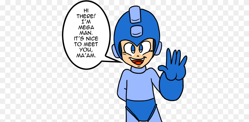 I Love Meeting New People So If See That Someone Mega Love You Mega Man, Publication, Book, Comics, Cap Png