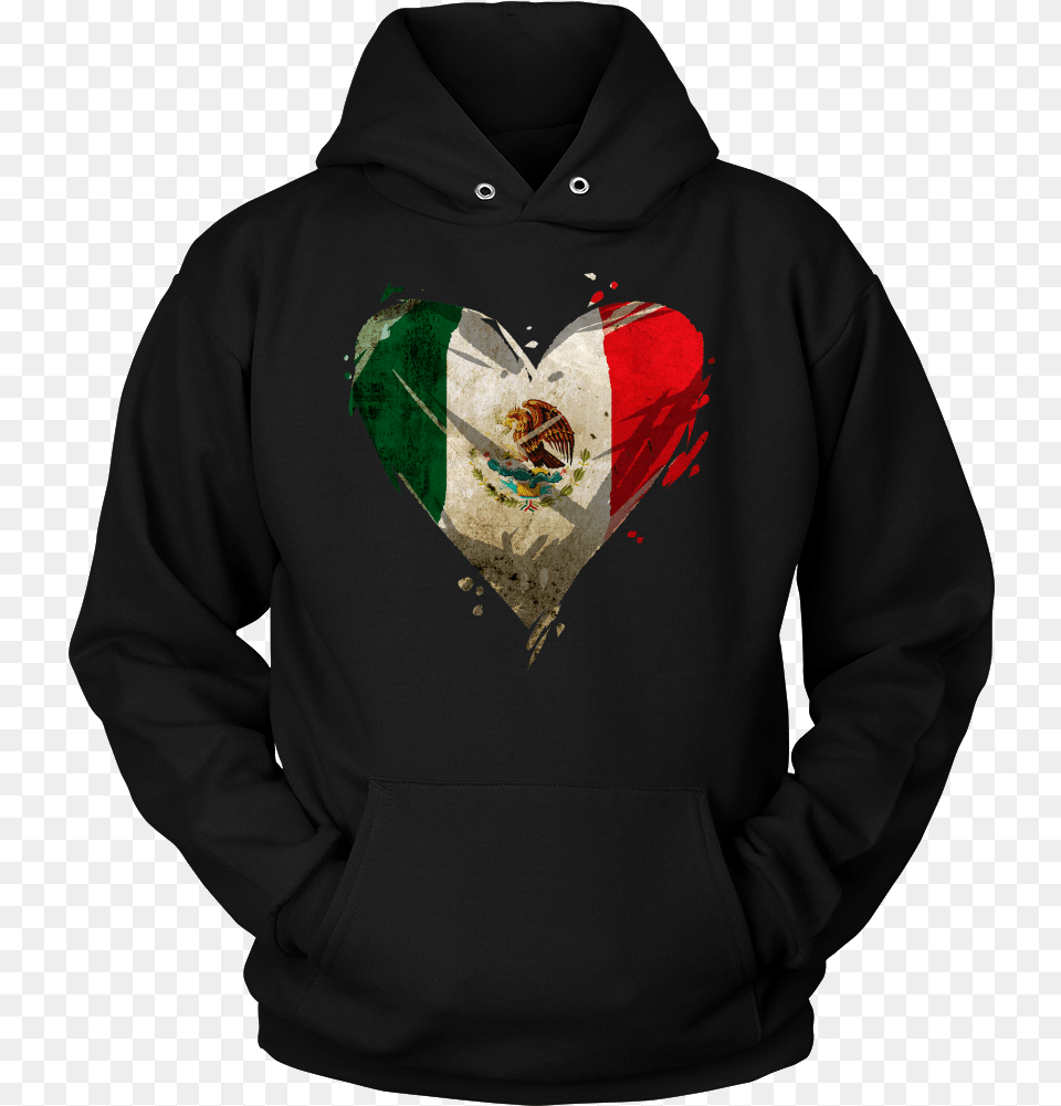 I Love Mexico Slayer Hoodie Eagle, Clothing, Knitwear, Sweater, Sweatshirt Png Image