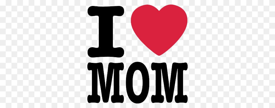 I Love Mom Mothers Day Logo, Symbol Png Image