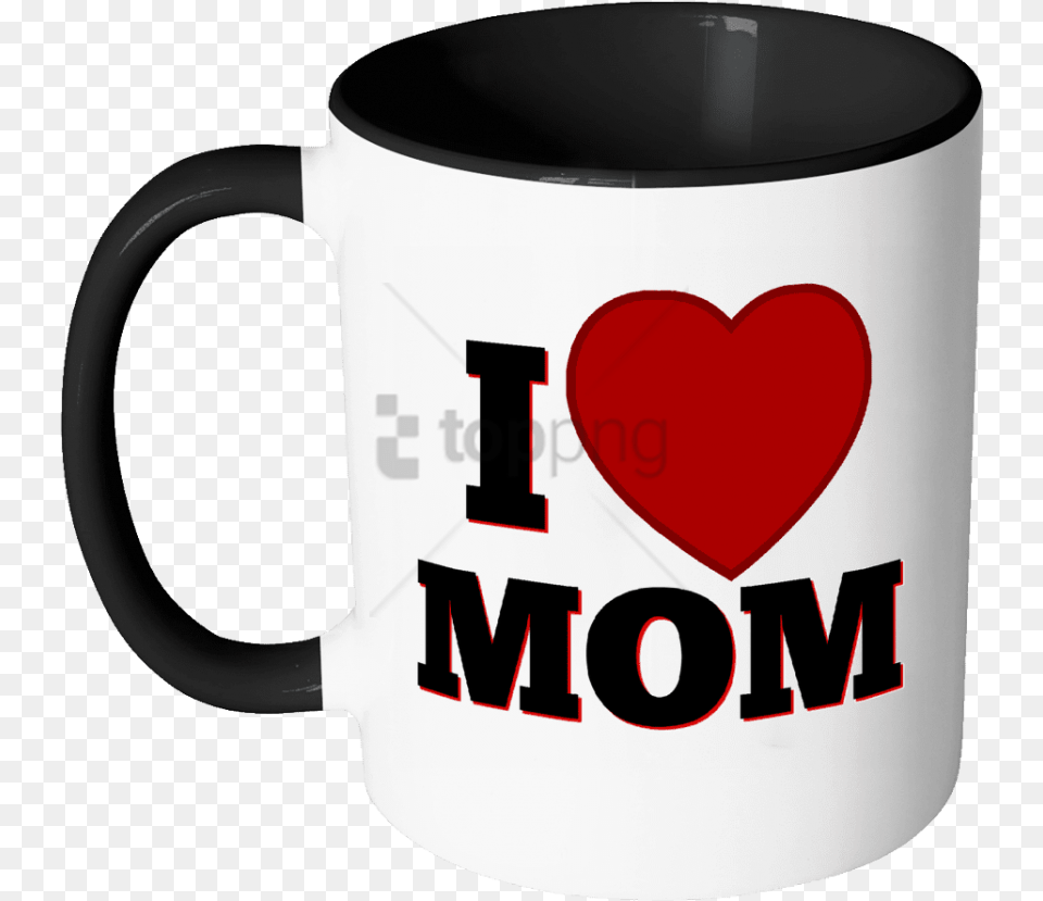 I Love Mom Mug, Cup, Beverage, Coffee, Coffee Cup Png Image