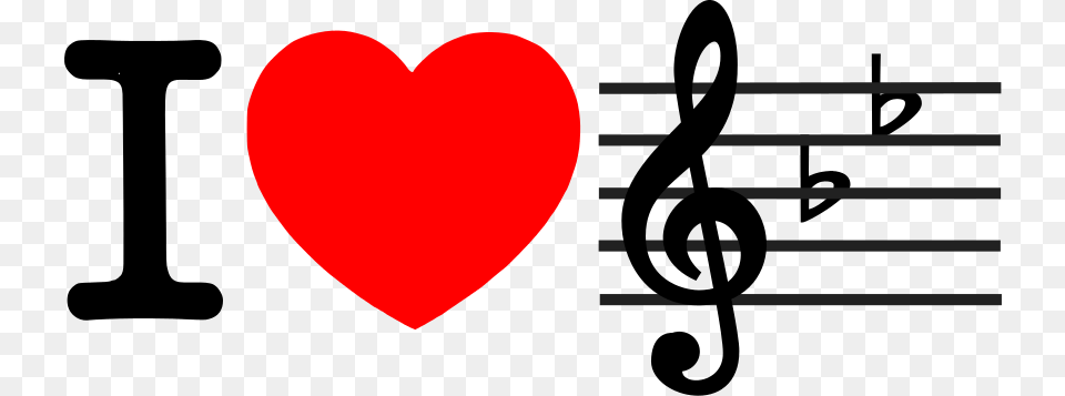 I Love Music, Symbol, Heart Free Transparent Png