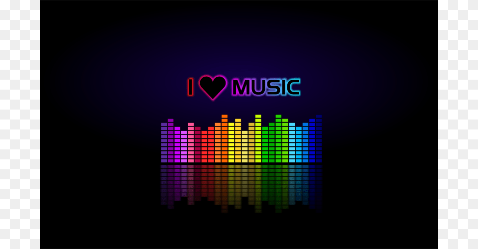 I Love Music, Light, Architecture, Building, Neon Png Image