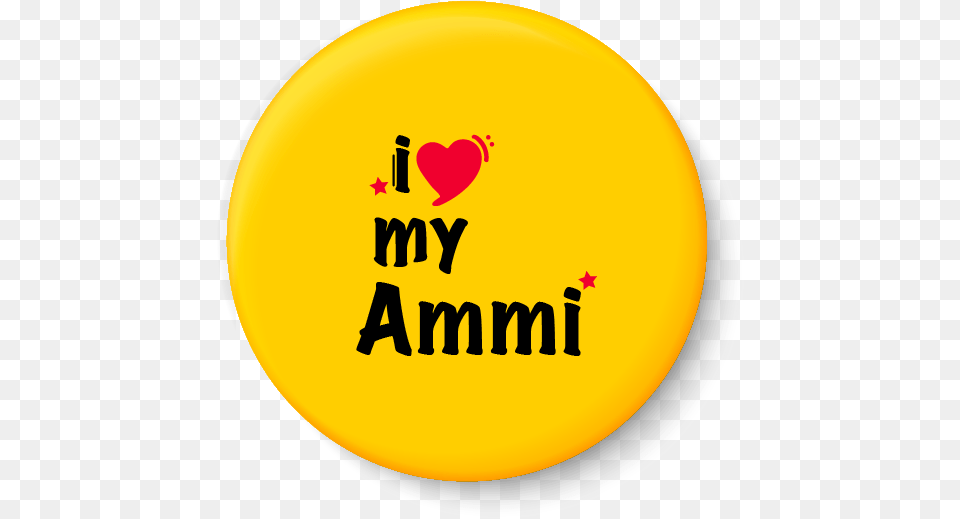 I Love My Ammi I Mothers Day Gift Fridge Magnet Circle, Logo, Balloon Free Png