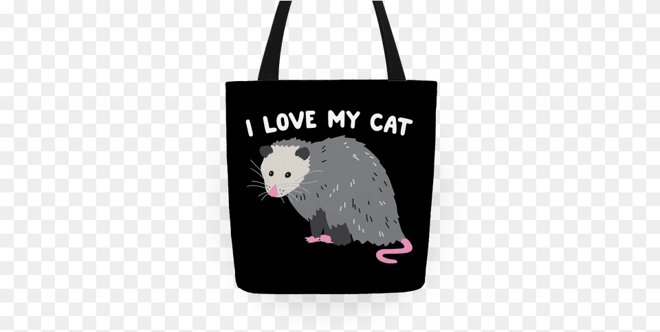 I Love My Cat Opossum Tote Bag Lookhuman Love My Cat Opossum, Accessories, Handbag, Tote Bag, Animal Free Png