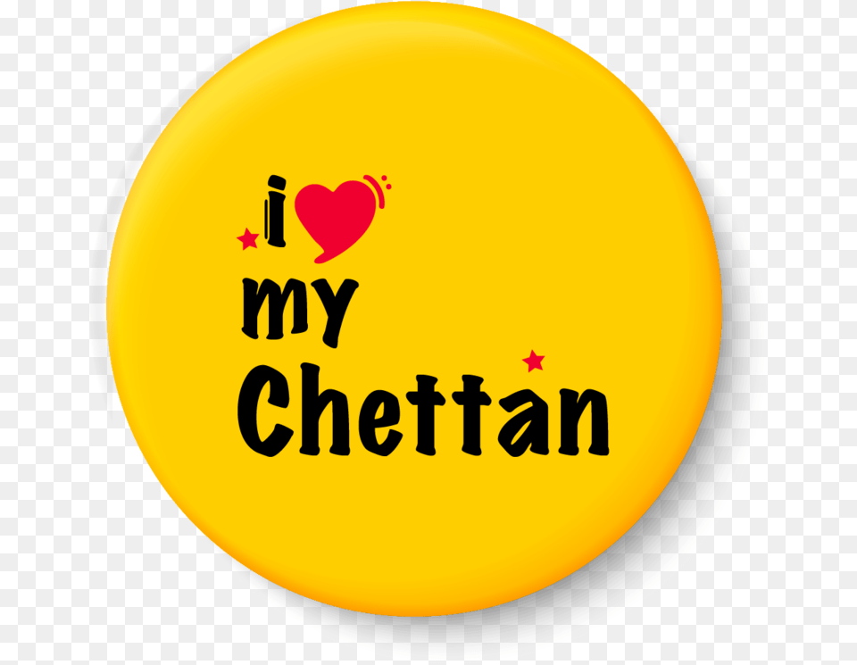 I Love My Chettan Fridge Magnet Circle, Balloon, Logo, Badge, Symbol Free Transparent Png