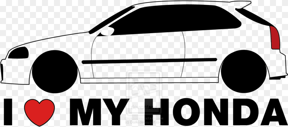 I Love My Honda Logo Logo Honda Civic Png Image