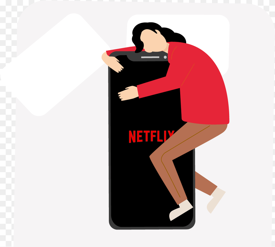 I Love Netflix By Ming Love Netflix, Adult, Person, Female, Woman Free Png