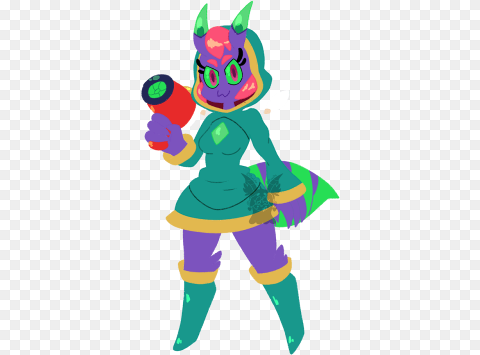 I Love Nova From The Upcoming Indie Game Wonder Wickets Cartoon, Baby, Person, Purple, Clothing Png Image