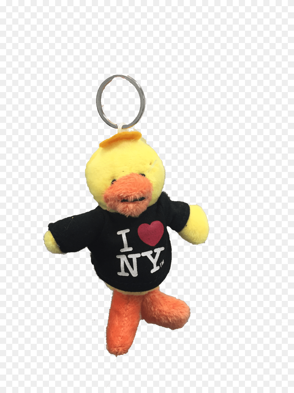 I Love Ny Duck Plush Key Chain Photo Love Ny T Shirt, Toy Free Png Download