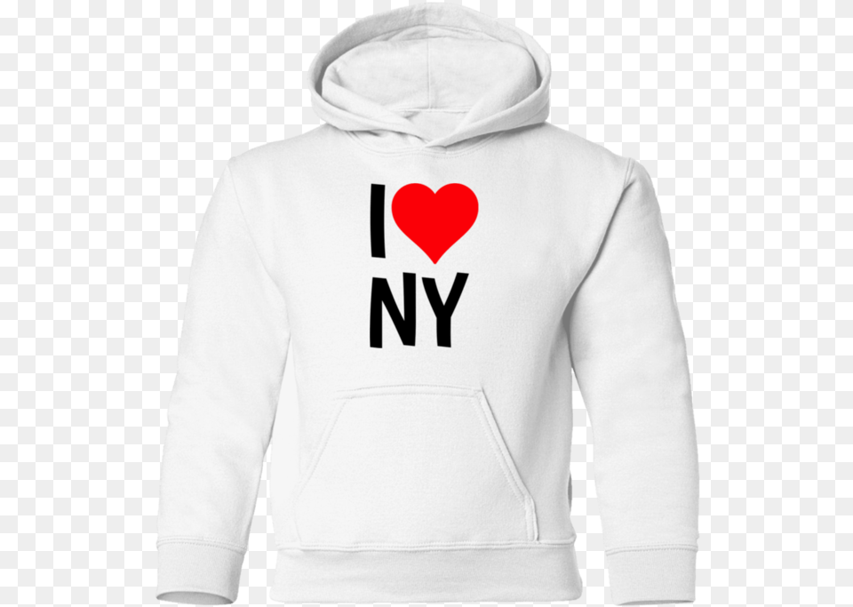 I Love Ny Sweatshirt, Clothing, Hoodie, Knitwear, Sweater Free Png Download