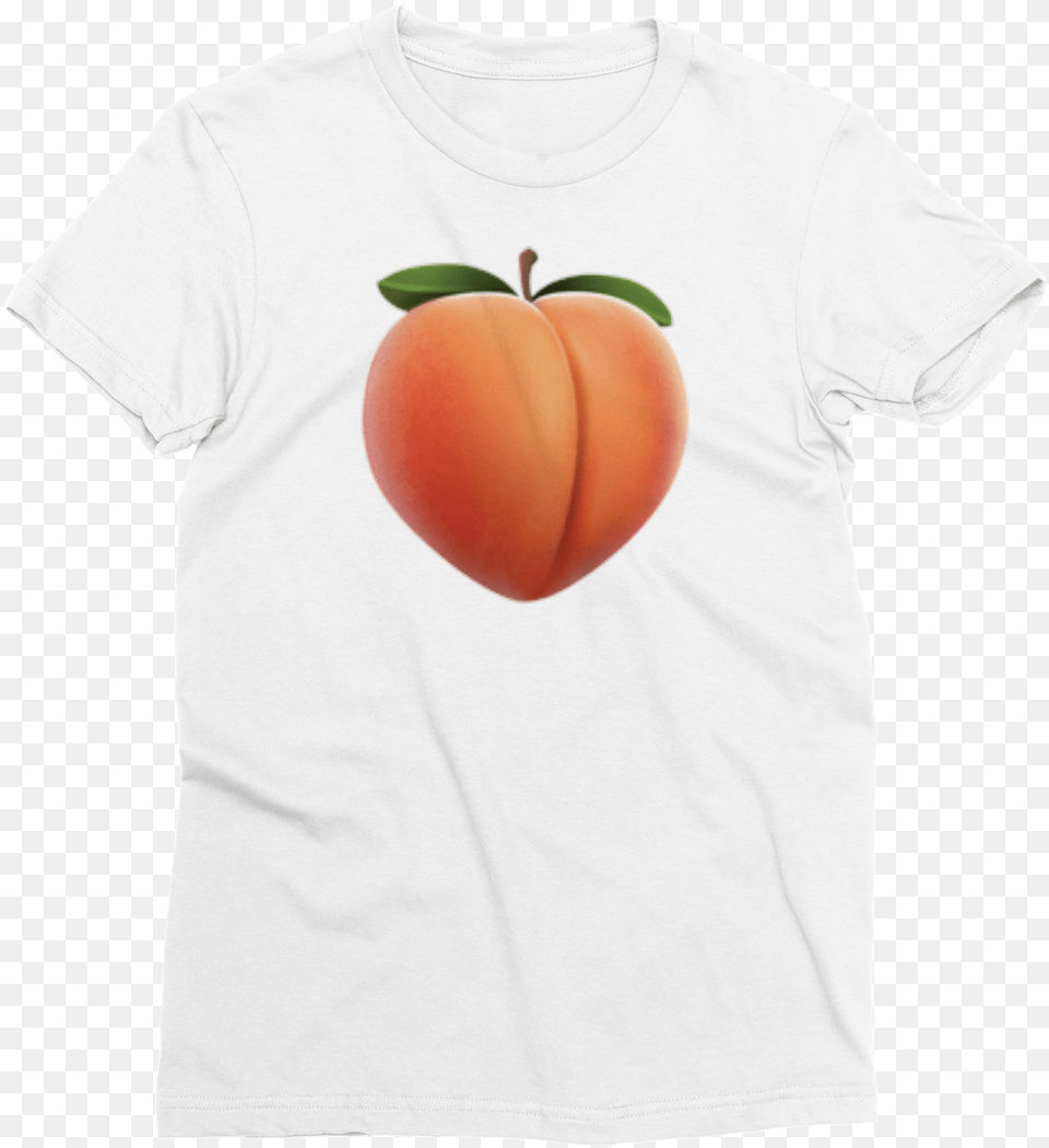 I Love Peach Emoji Shirt Nectarine, Clothing, Food, Fruit, Plant Free Png
